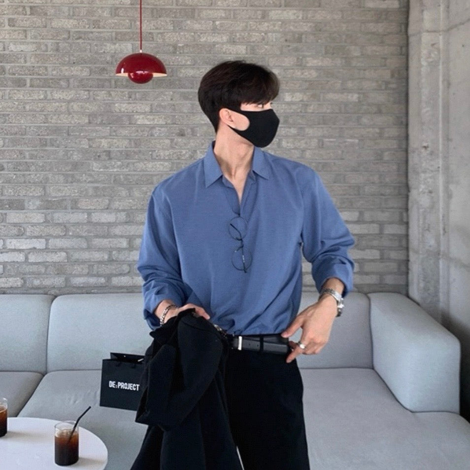 Casual Solid Color Shirt