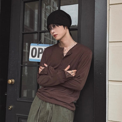 Casual Long-Sleeve T-Shirt