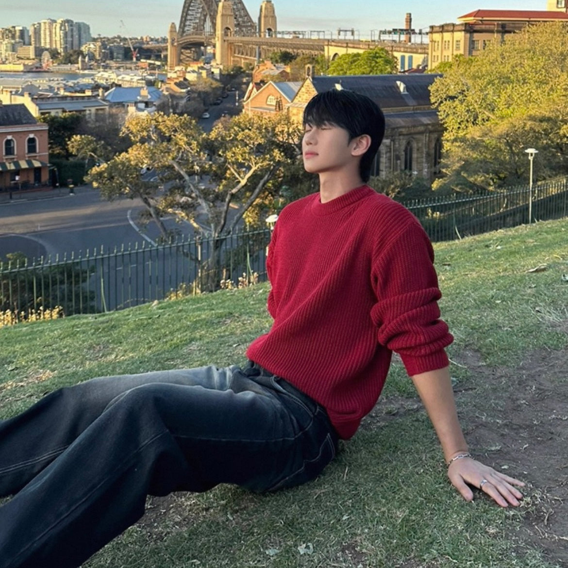 Korean Loose Knit Pullover