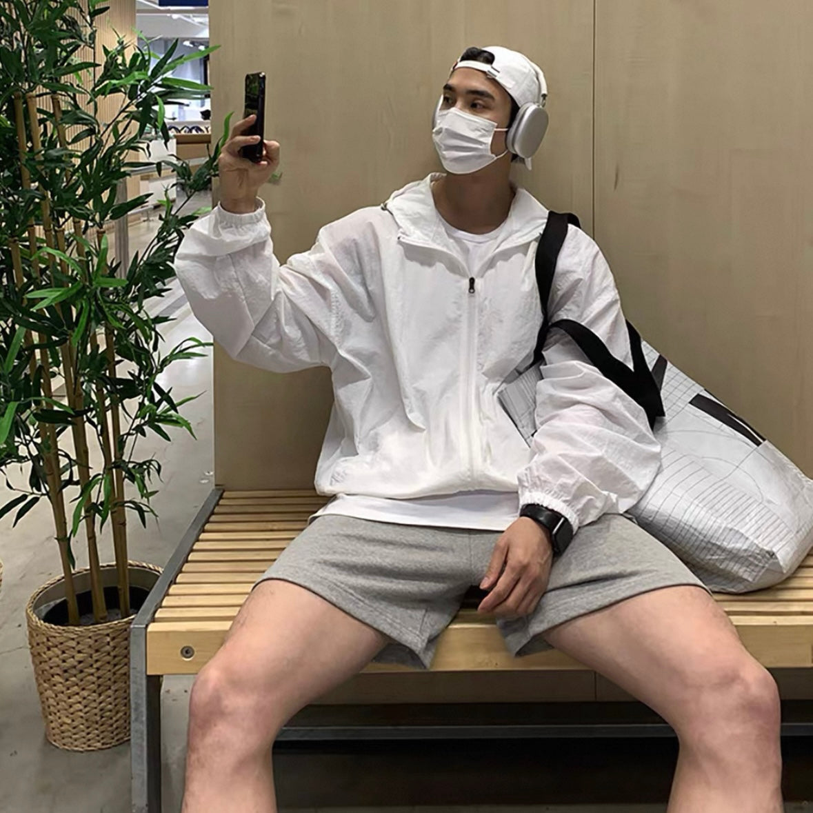 Korean Breeze Hooded Sports Jacket