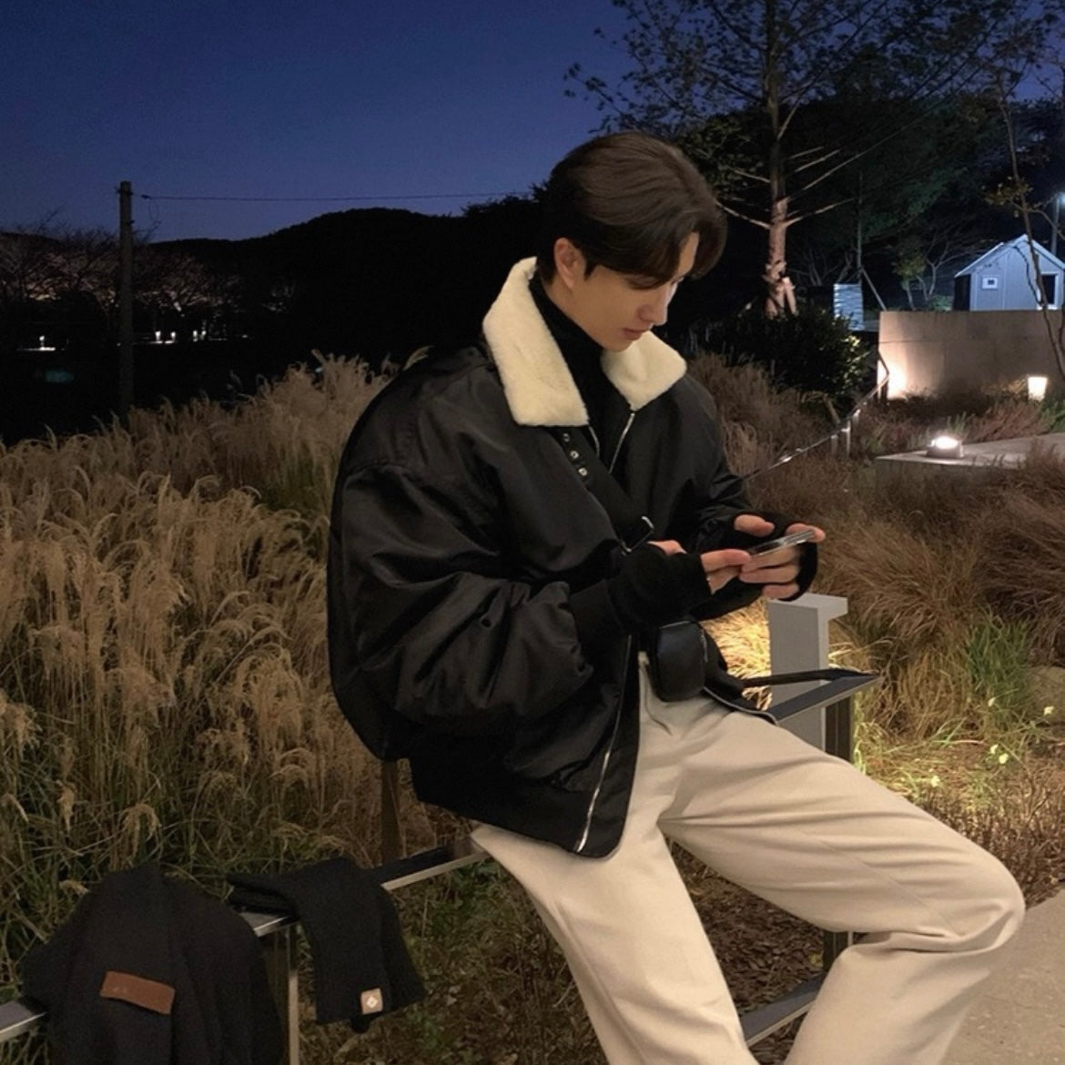 Lambswool Oversized Jacket