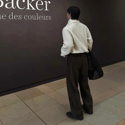 Casual Thick Suit Pants
