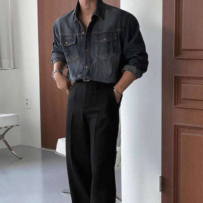 Casual Denim Shirt Jacket