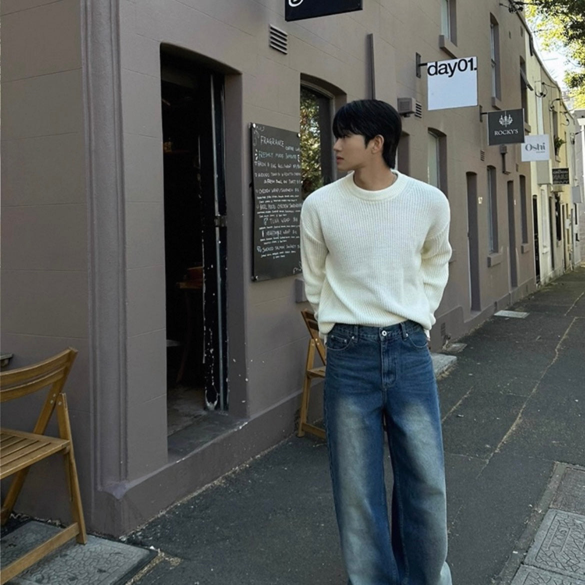 Korean Loose Knit Pullover