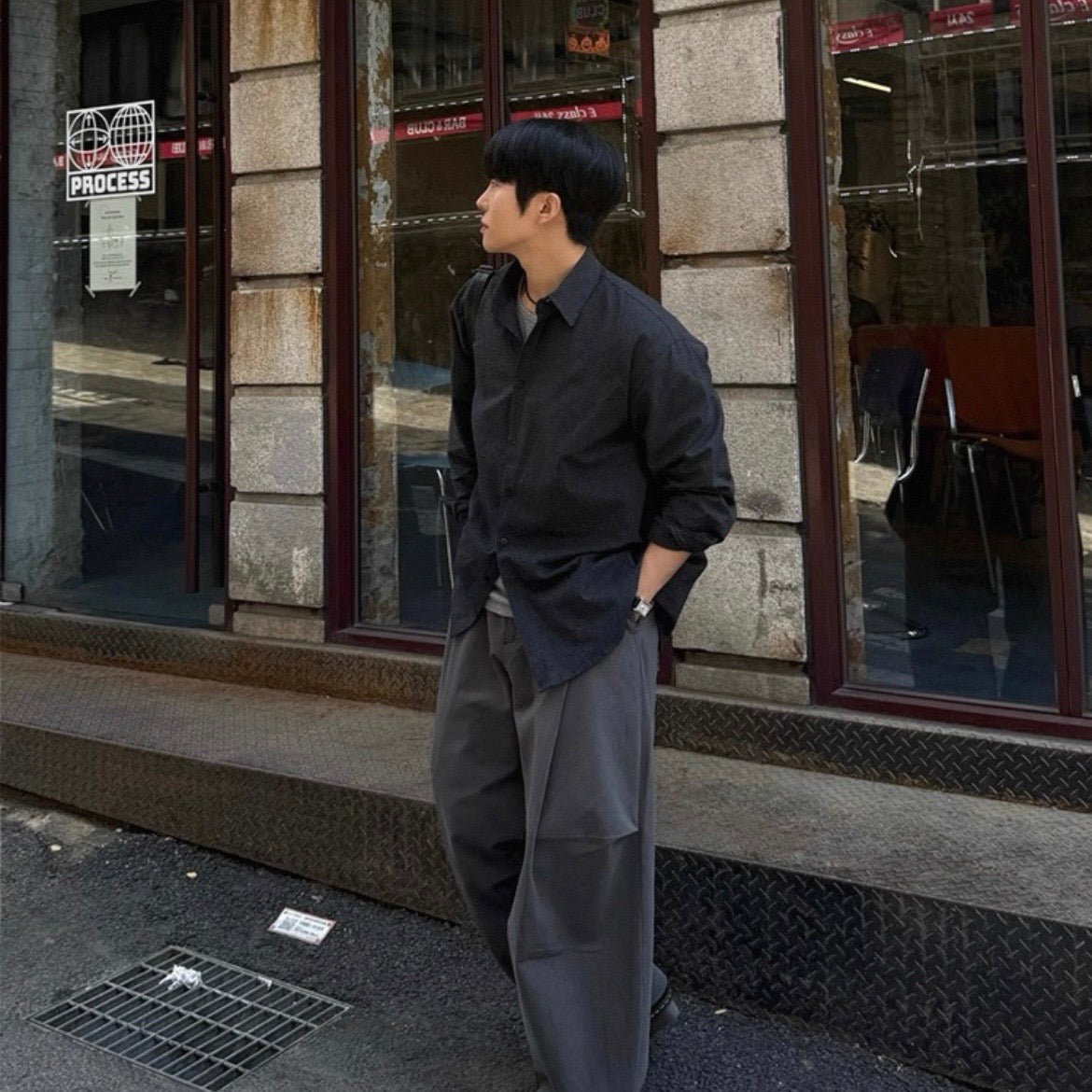 Casual Loose Long-Sleeve Shirt