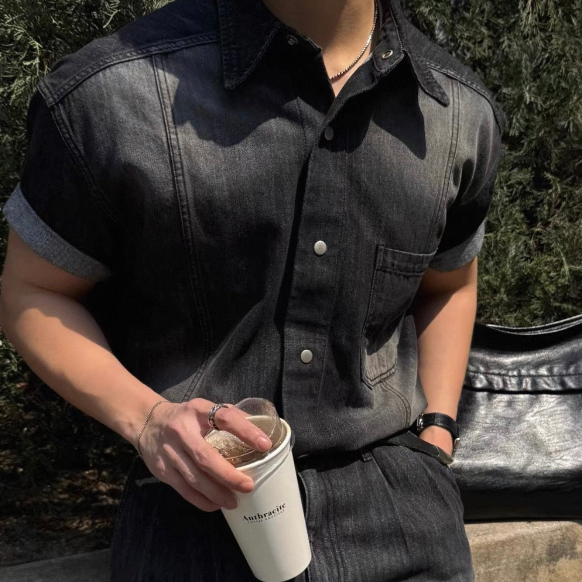 Vintage Washed Denim Shirt