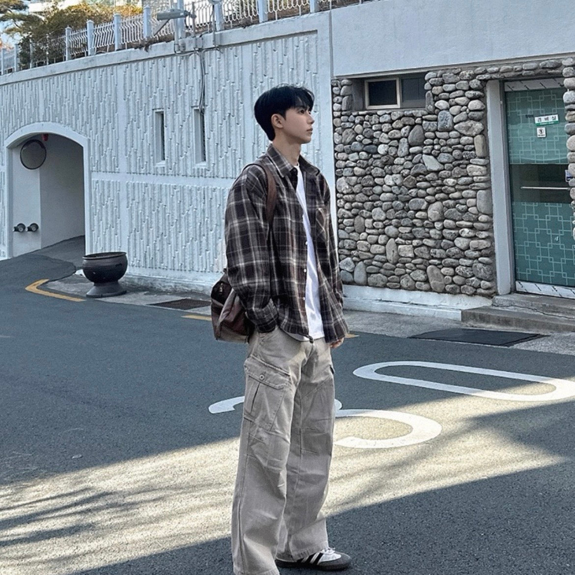 Retro Plaid Casual Shirt