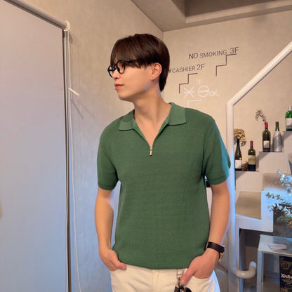 Breezy Knit Short-Sleeve Shirt
