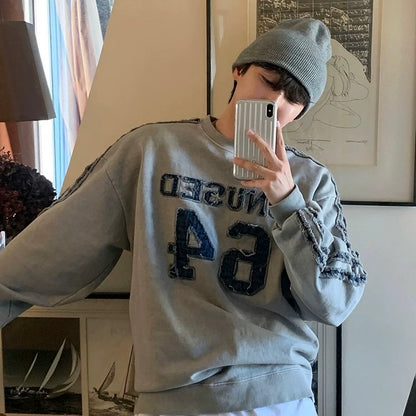 Korean Trend Embroidered Sweater