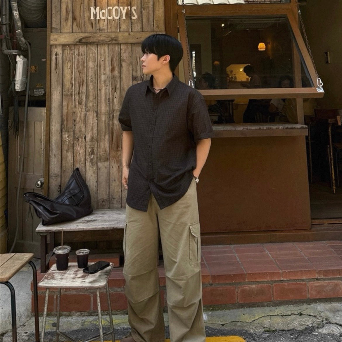 Korean Style Short-Sleeve Shirt