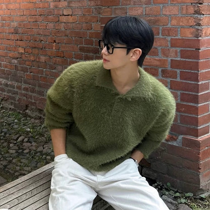 Loose Knit Sweater for Men