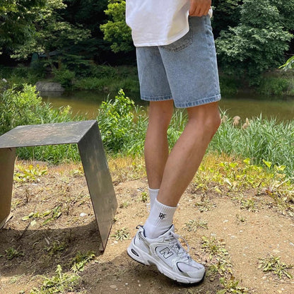 Retro Loose Denim Shorts
