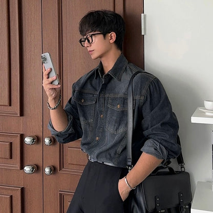 Casual Denim Shirt Jacket