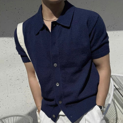 Slim Knit Cardigan T-Shirt