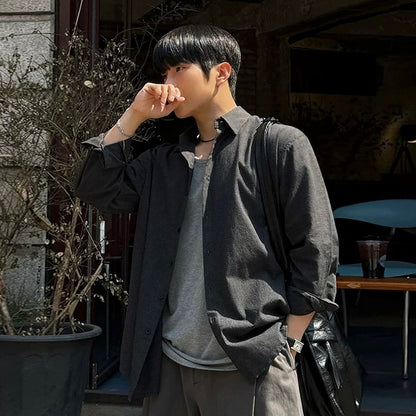 Casual Loose Long-Sleeve Shirt