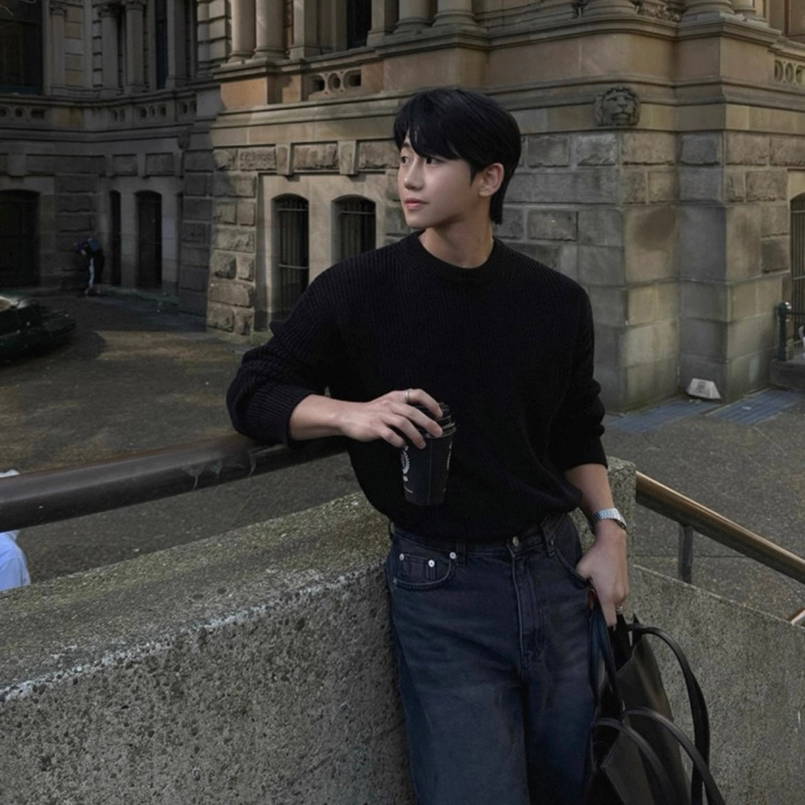 Korean Loose Knit Pullover