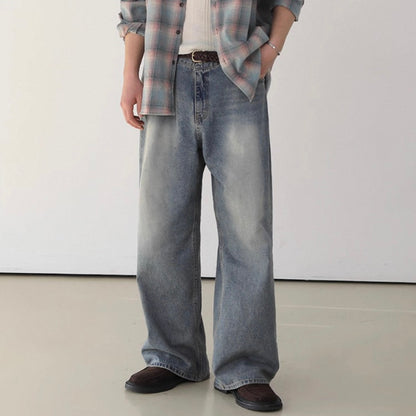 Korean Style Wide-Leg Jeans