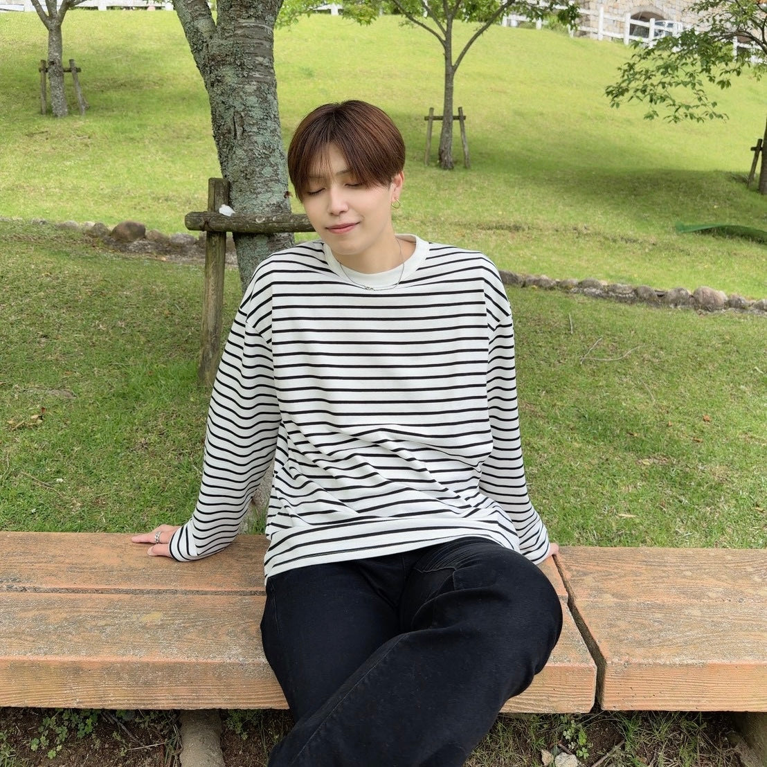 Casual Striped Long Sleeve T-Shirt