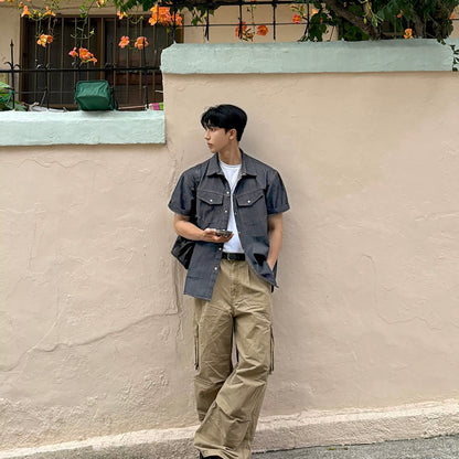 Korean Stylish Denim Shirt