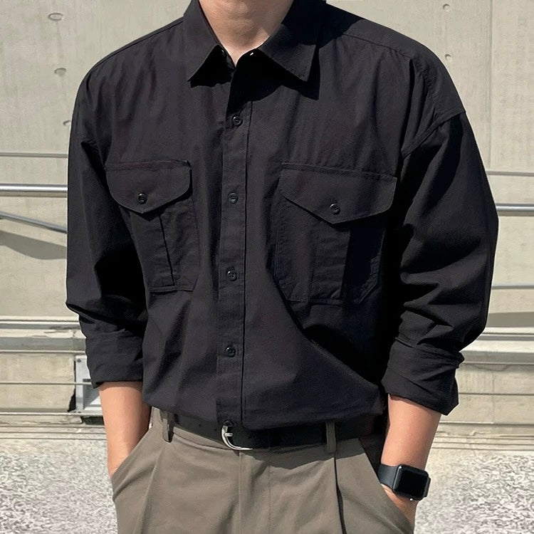Korean-Style Casual Shirt