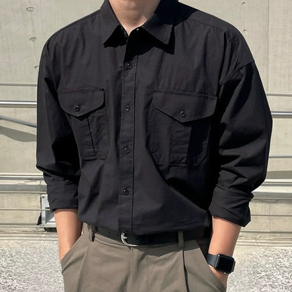 Korean-Style Casual Shirt