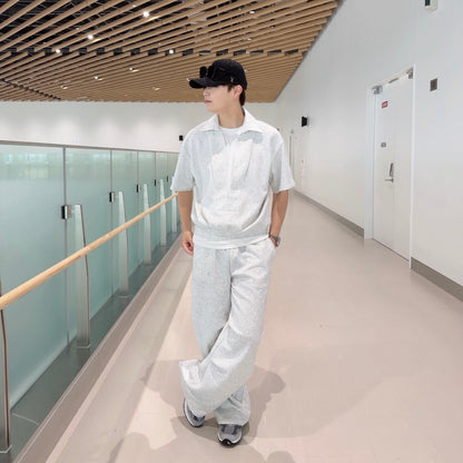 Summer Suit Polo Shirt Set