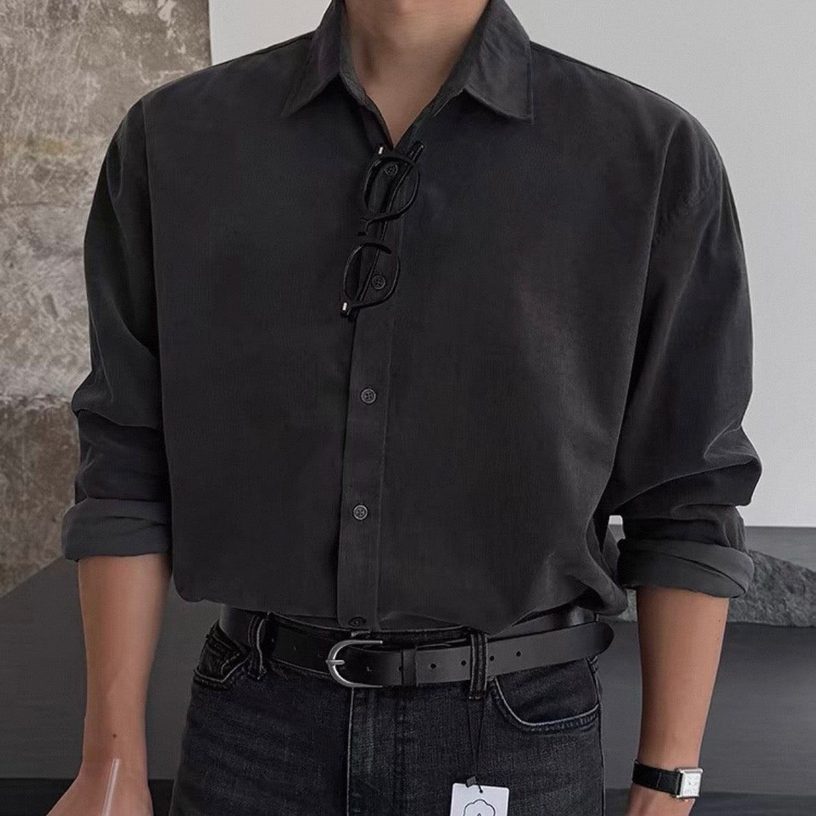 Silky Drape Relaxed Shirt