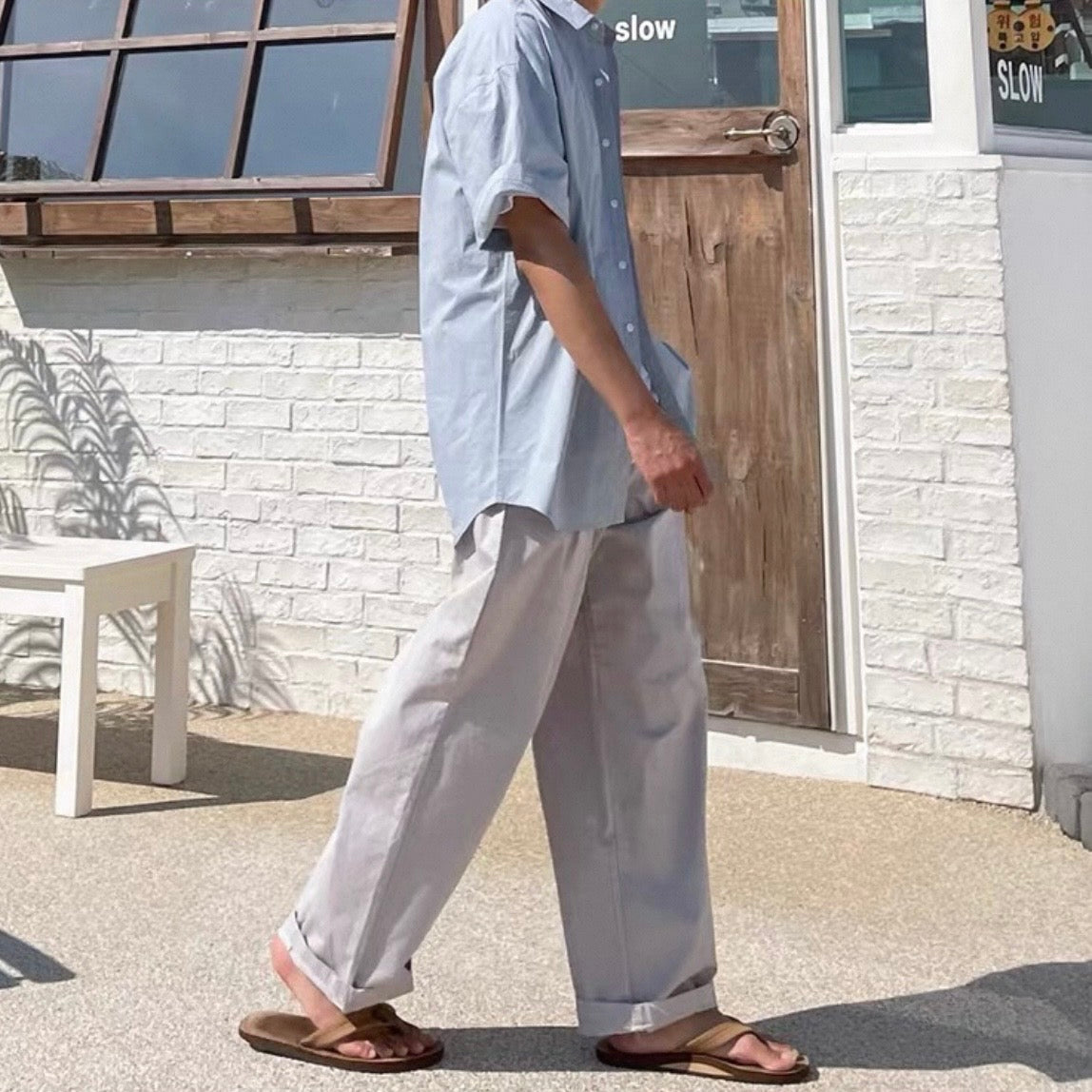 Korean Wide-Leg Sports Pants