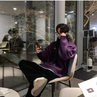 Korean Casual Mohair Sweater