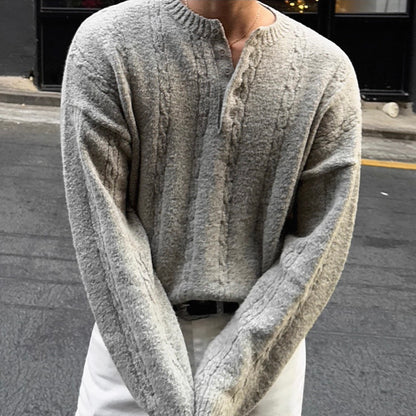 Loose Knit Henry Sweater