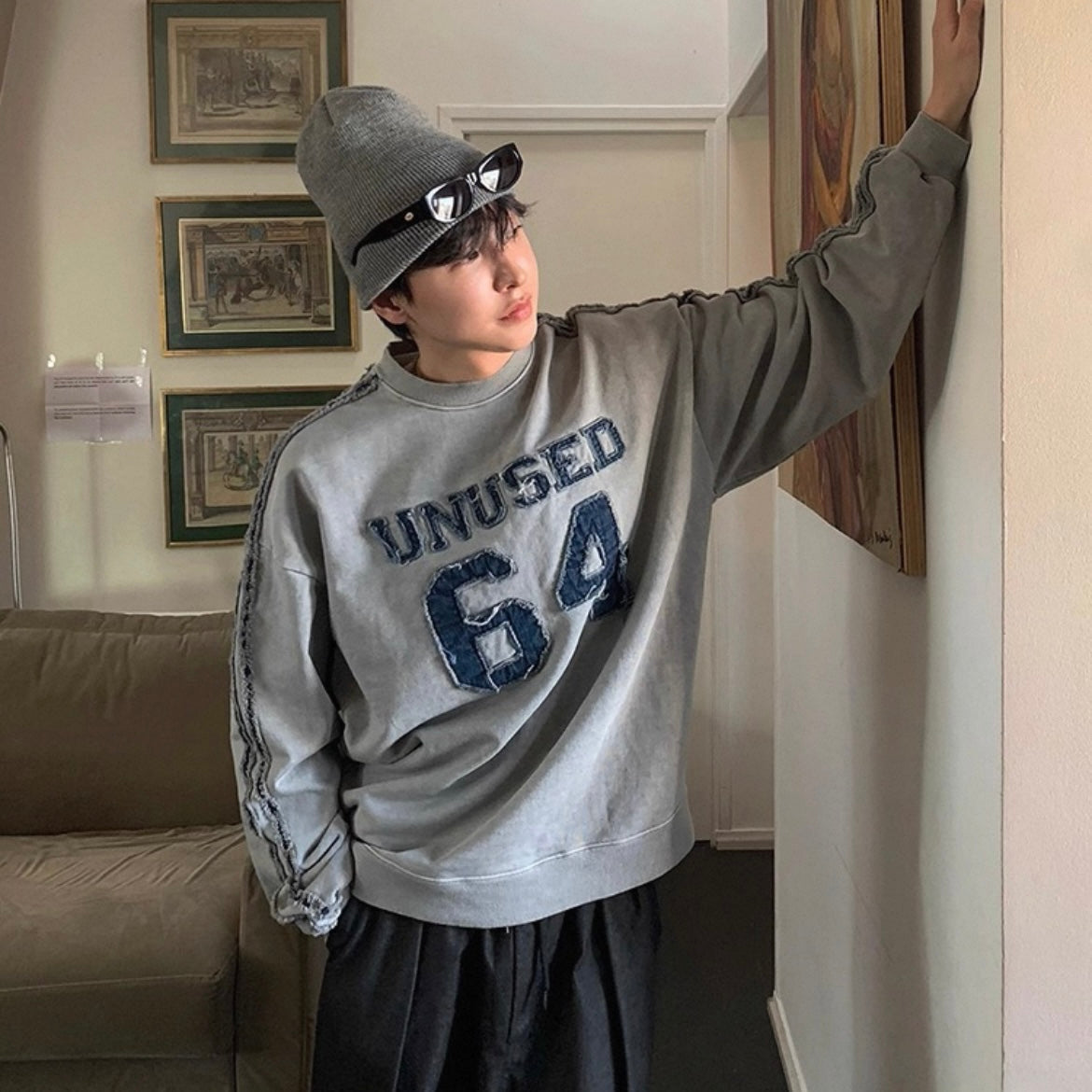 Korean Trend Embroidered Sweater