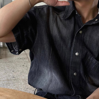 Vintage Washed Denim Shirt