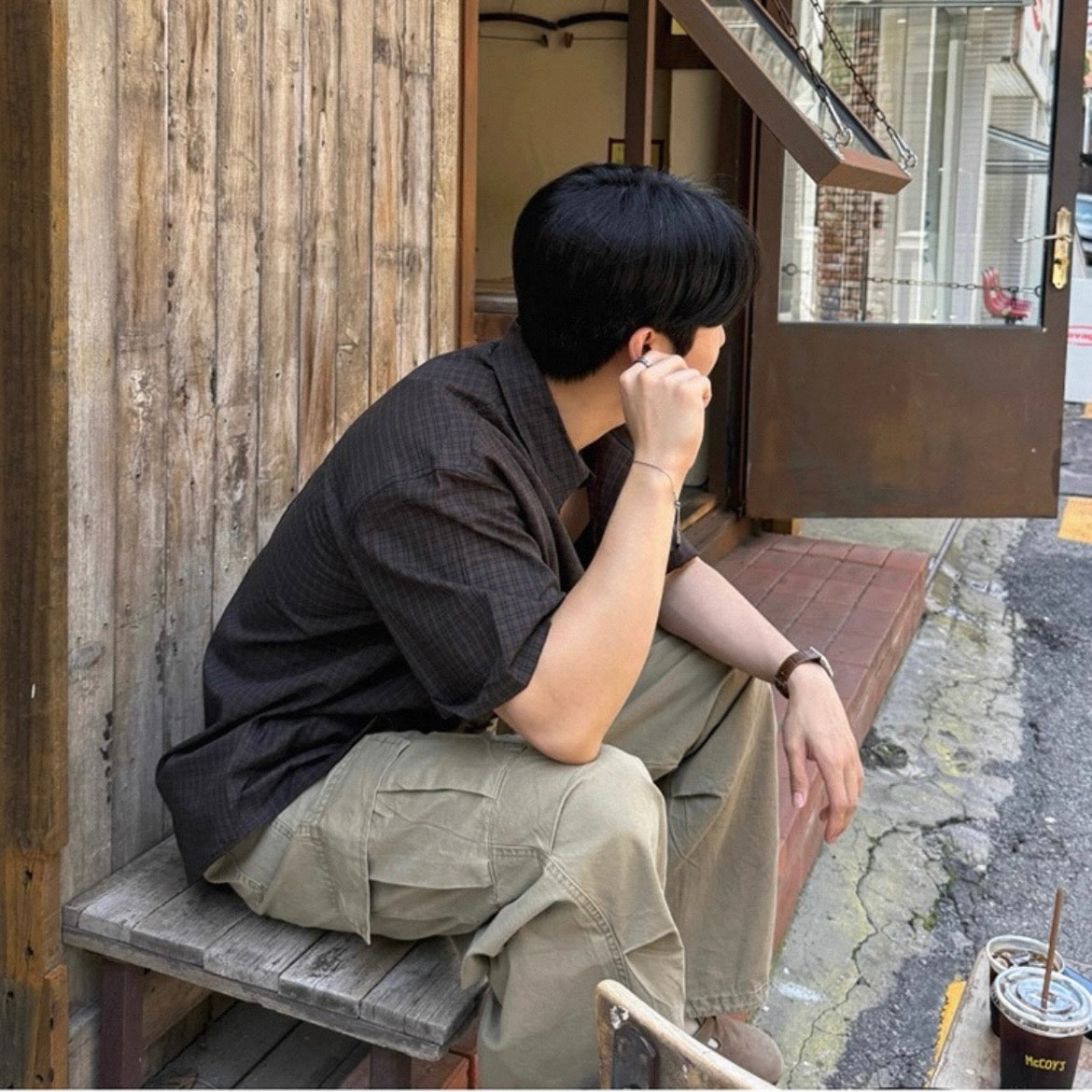 Korean Style Short-Sleeve Shirt