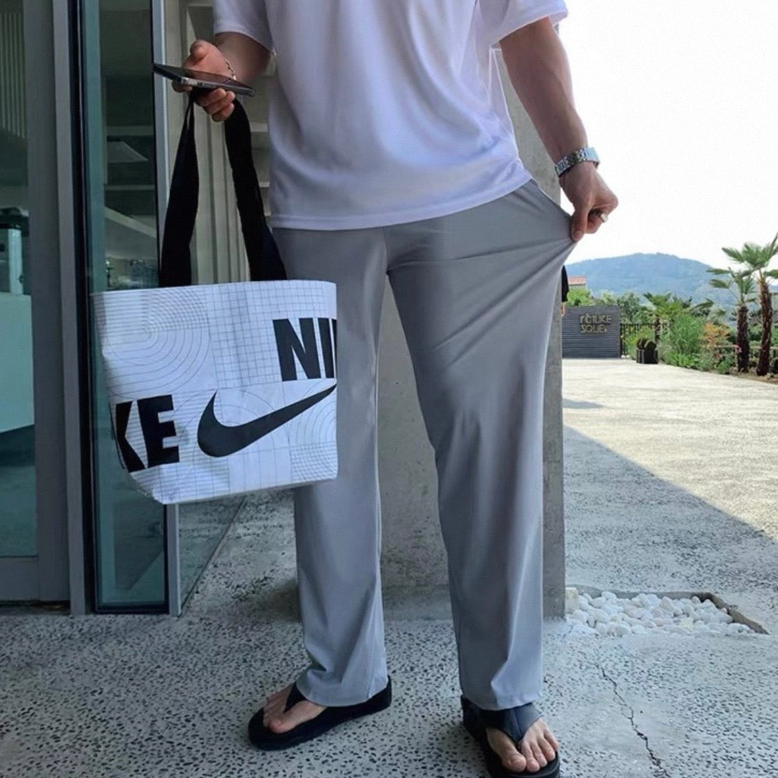 Lightweight Ice Silk Pants
