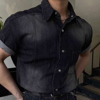 Vintage Washed Denim Shirt