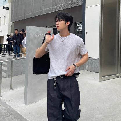 Minimalist Korean Waffle T-Shirt