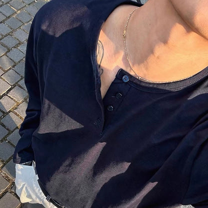 Casual Cotton Long Sleeve T-shirt