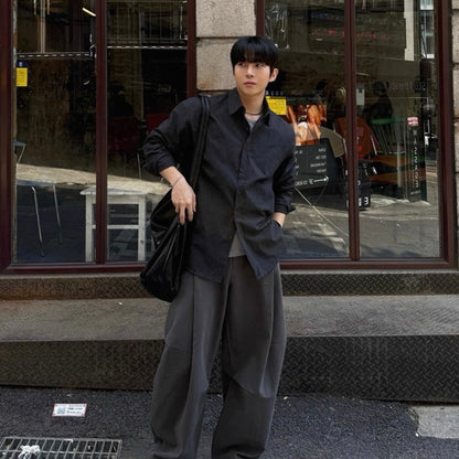 Casual Loose Long-Sleeve Shirt