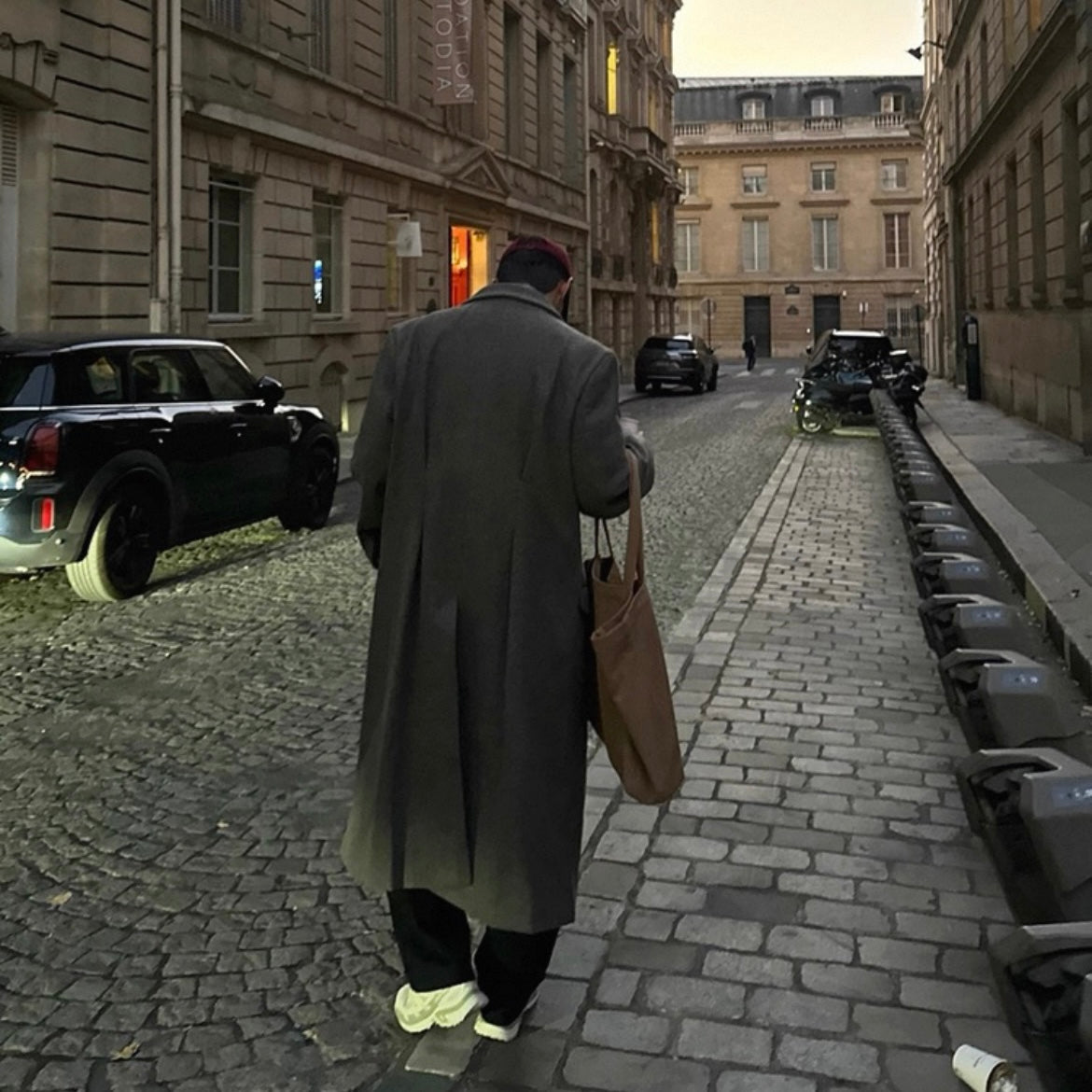 Men's Warm Wool Trench Coat