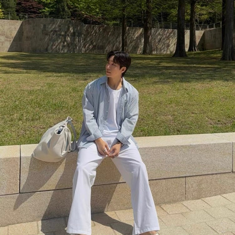 Noel Stripe Oversized Shirt