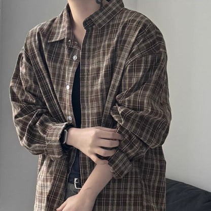 Retro Tie-Dye Long Sleeve Shirt
