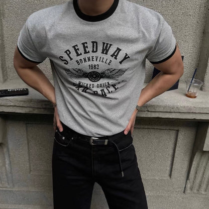 Retro Color Block T-Shirt