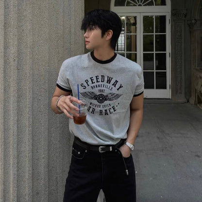 Retro Color Block T-Shirt