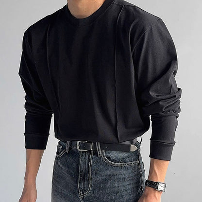 Minimal Line Long Sleeve T-Shirt