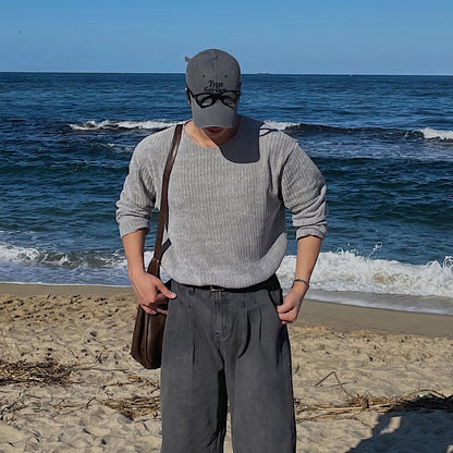 Korean Knit Casual Long Sleeve