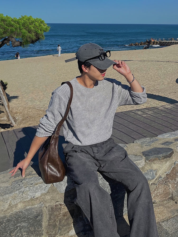 Korean Knit Casual Long Sleeve