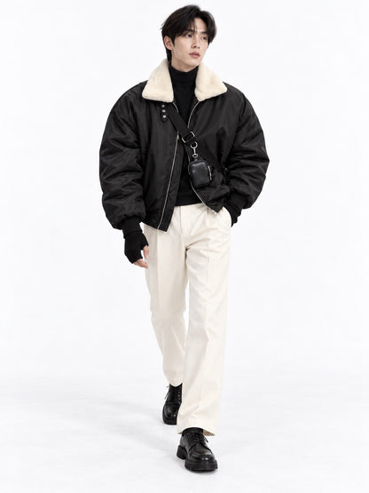 Lambswool Oversized Jacket