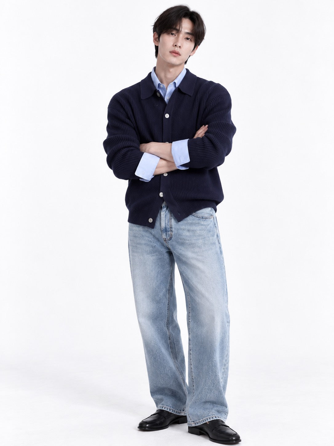 Casual loose simple cardigan