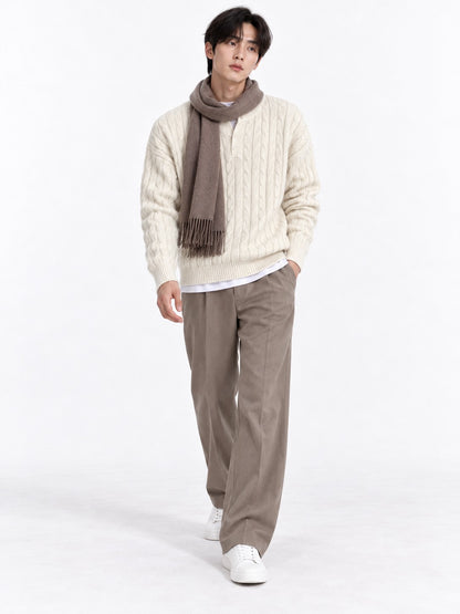 Classic Twisted Knit Sweater