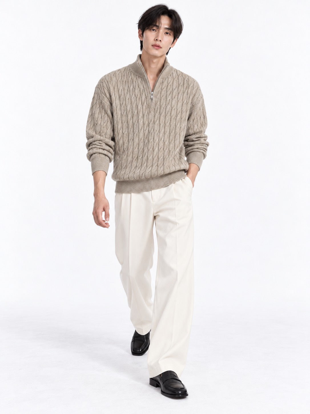 Twist Half Zip